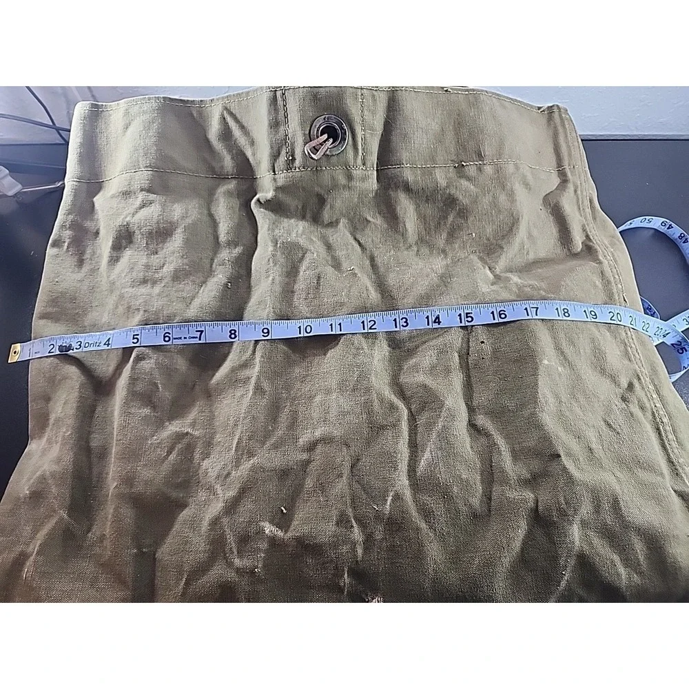 Vintage Original WWII - Vietnam US ARMY‎ Duffel Bag TWEEDIES- NAMED.